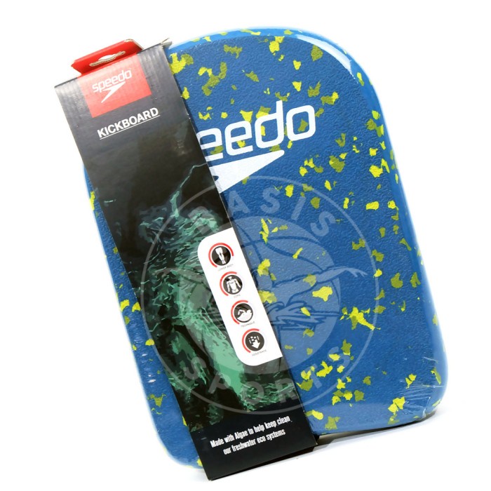 Speedo Eco Bloom Kickboard Blue Green Papan Renang