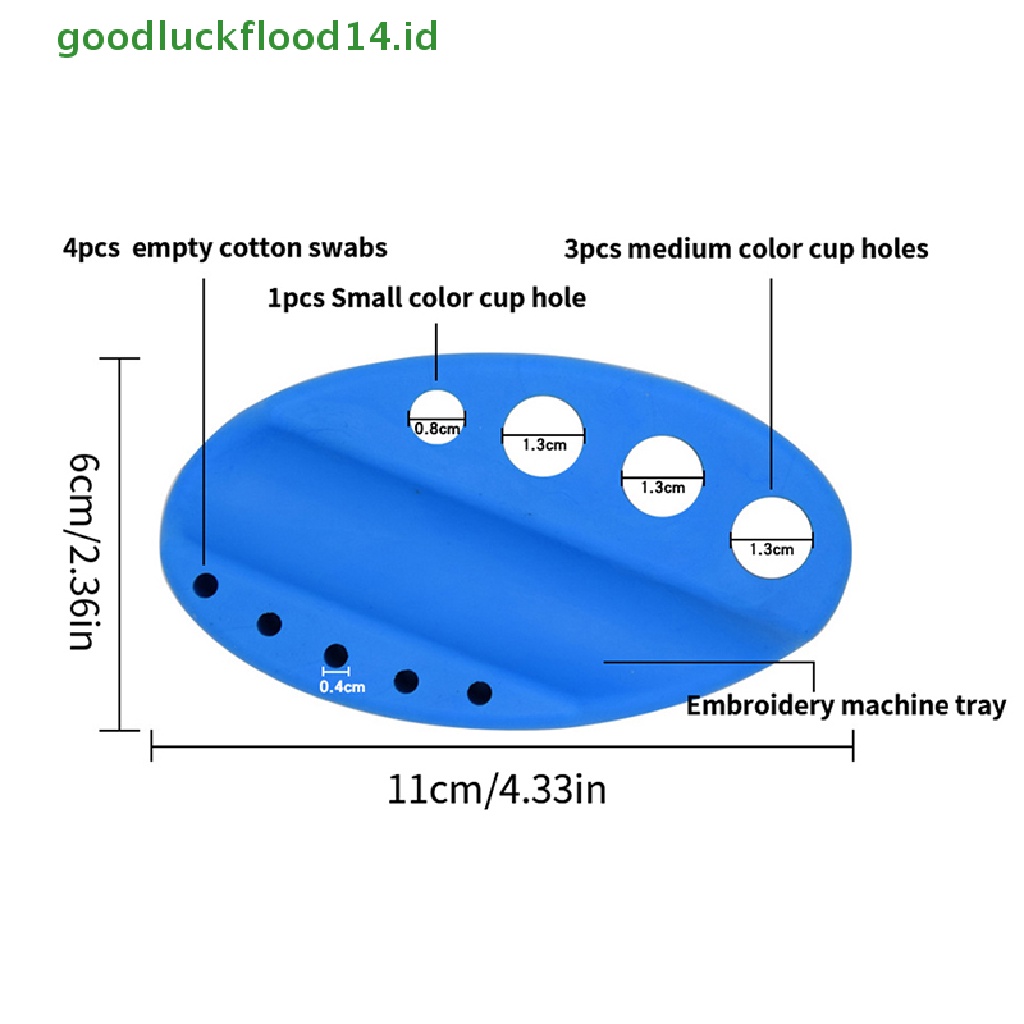 [GOOGFOUR] 1pc Pigment Silicone Tattoo Pen Holder Tinta Cup Pot Stand Rak Alat Makeup [TOP]