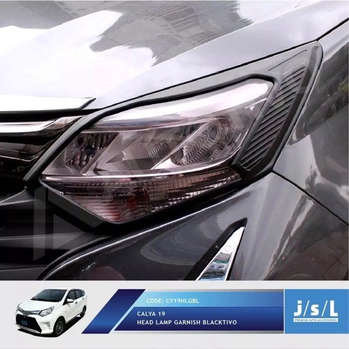 GARNISH LAMPU DEPAN MOBIL SIGRA BLACK FERRARI VARIASI