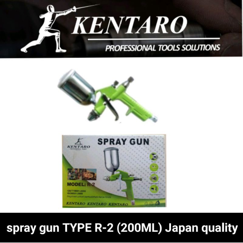 spray gun R-2 semprotan cat (200ml) kentaro japan