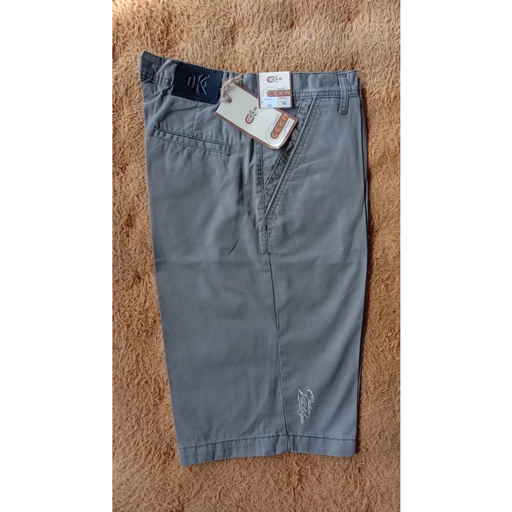 Celana Pendek Pria Original Ceka Clasik Model Chino Size 27 Sampai 42