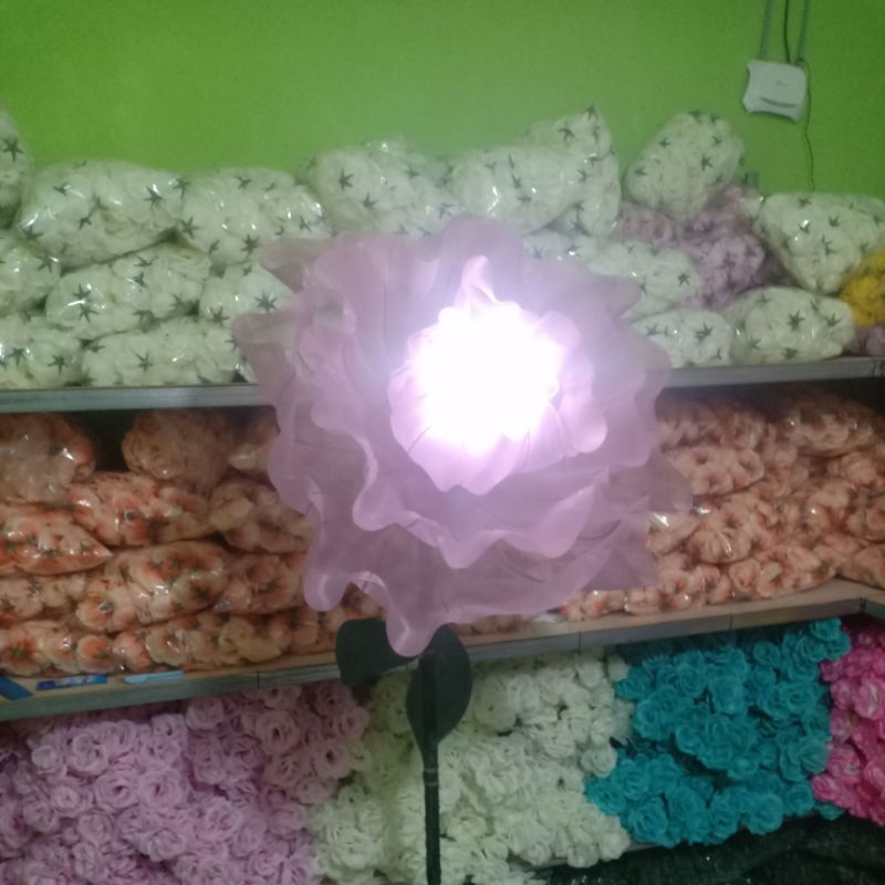 bunga mekar buka tutup.