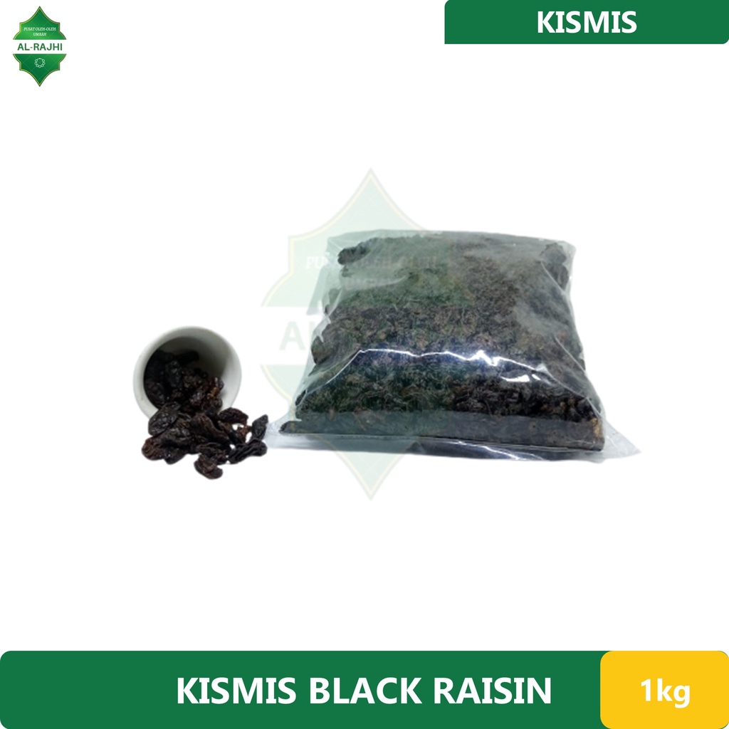 

New Produk Kismis Hitam Black Raisin 1 Kg Natural Super Food