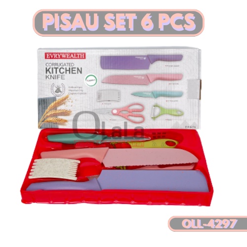 PISAU KERAMIK SET 6 IN1 PISAU SERBAGUNA TM-CH4297