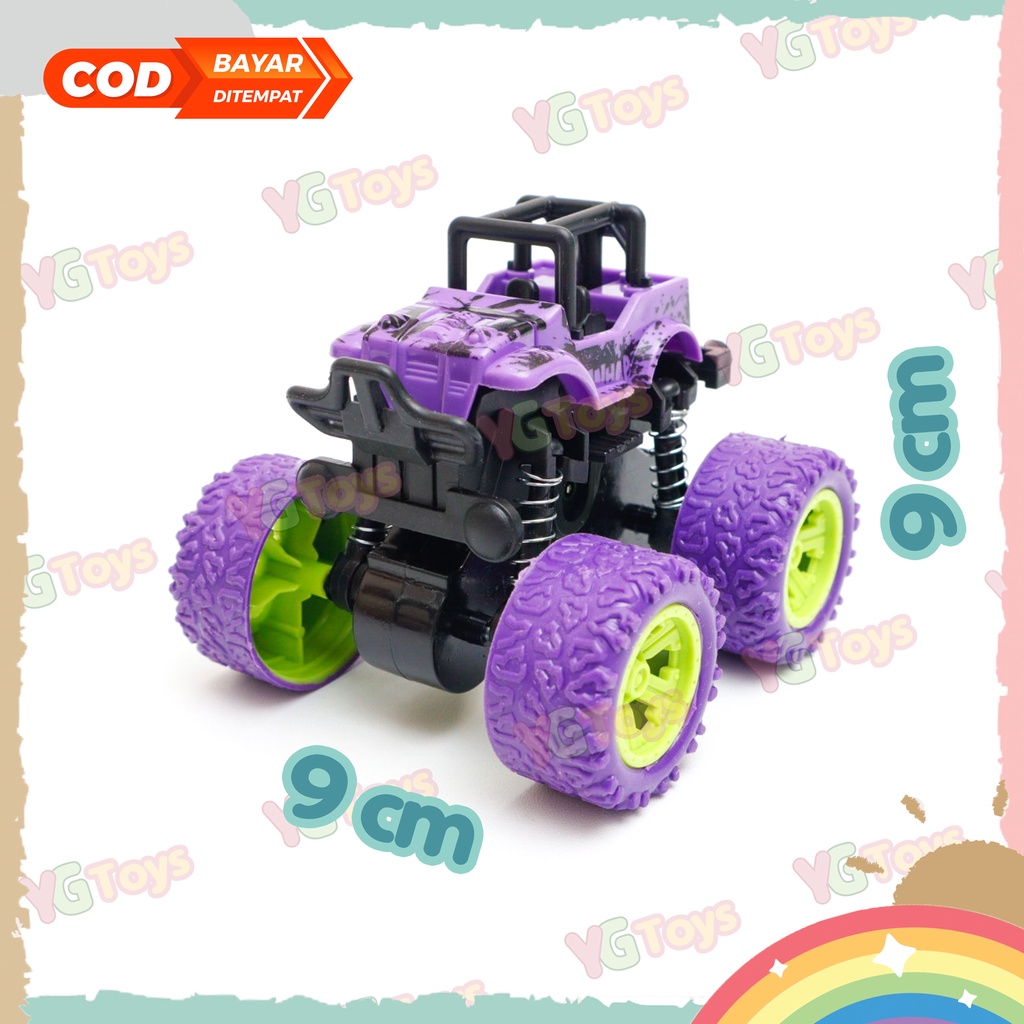 YGtoys Monster Zap Mainan Mobil Mobilan Jeep Jip anak Truk Truck Off Road 4 Wheel Drive Inertial