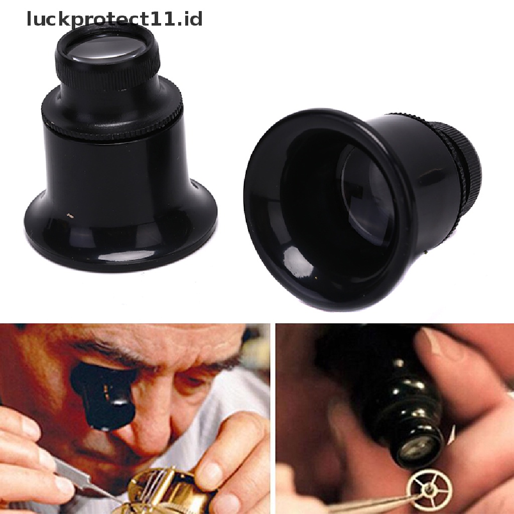 /Fashion Hot// Fashion// 20X Kaca Pembesar Mata Loupe Loop Optik Magnifier Perhiasan Alat Reparasi Jam Tangan.