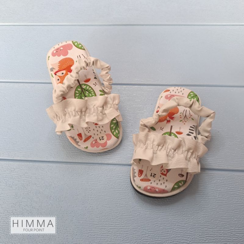 SANDAL ANAK PEREMPUAN Selop Kerut | SANDAL BALITA | SANDAL BAYI | SANDAL ANAK
