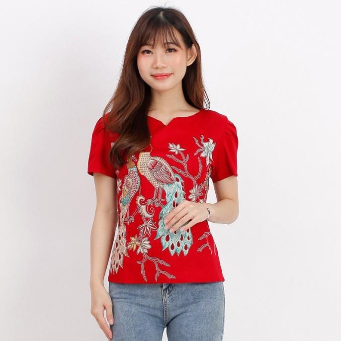 Baju Batik Wanita/Atasan Batik Wanita A602 VI