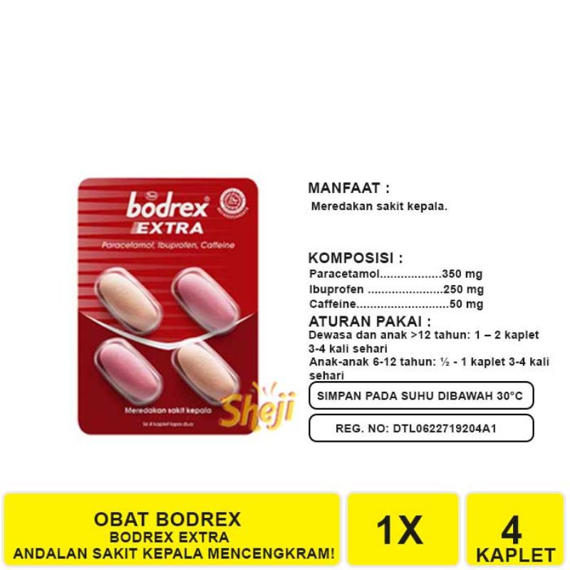 Bodrex tablet