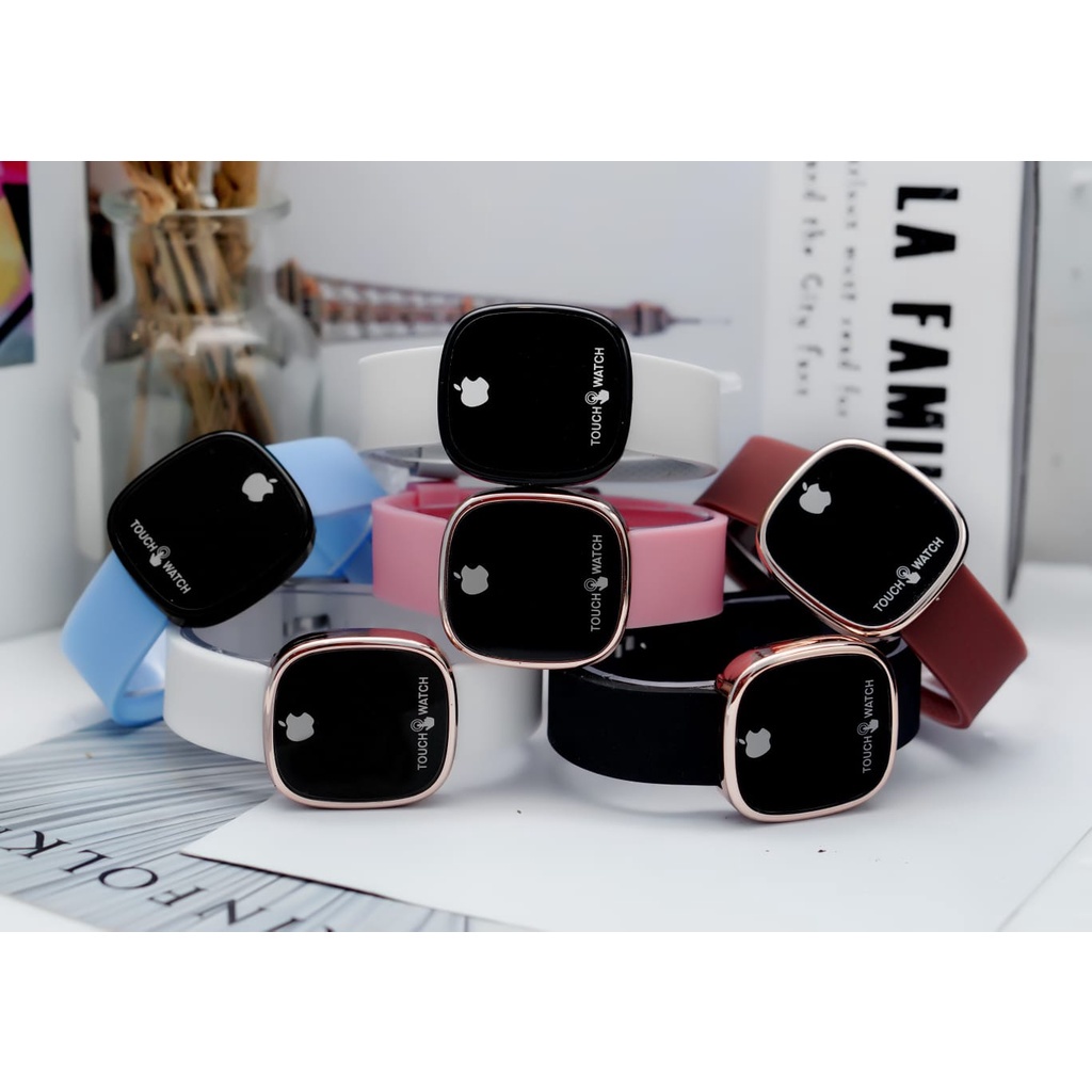 BAJ Jam Tangan LED Digital Pria Wanita Rubber Electronic Fashion Couple Anak Remaja Import Premium RM068