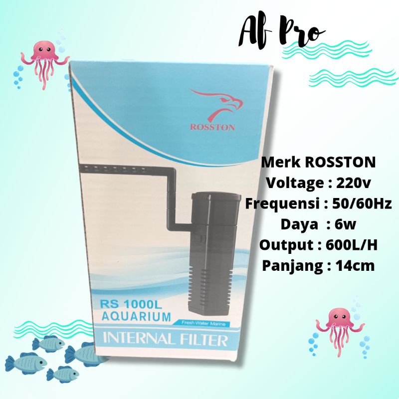 Pompa Internal filter aquarium ROSSTON RS 1000L