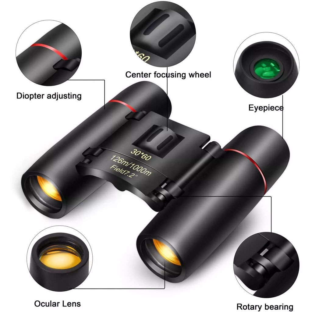 Teropong binocular jarak jauh original kekeran objek jauh alat camping/hiking