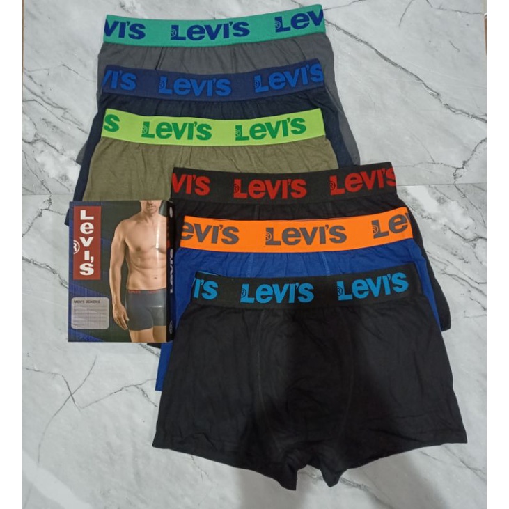 3 pcs celana dalam boxer pria / boxer lefis - celana dalam boxer