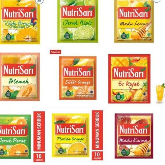 

ナ NUTRISARI ALL VARIANT 1 RENTENG 10PCS ㊮