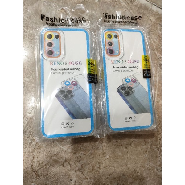 Softcase Reno 5 4G Reno 5 5G Silikon Casing Case Transparan Bening Pelindung Pro Camera