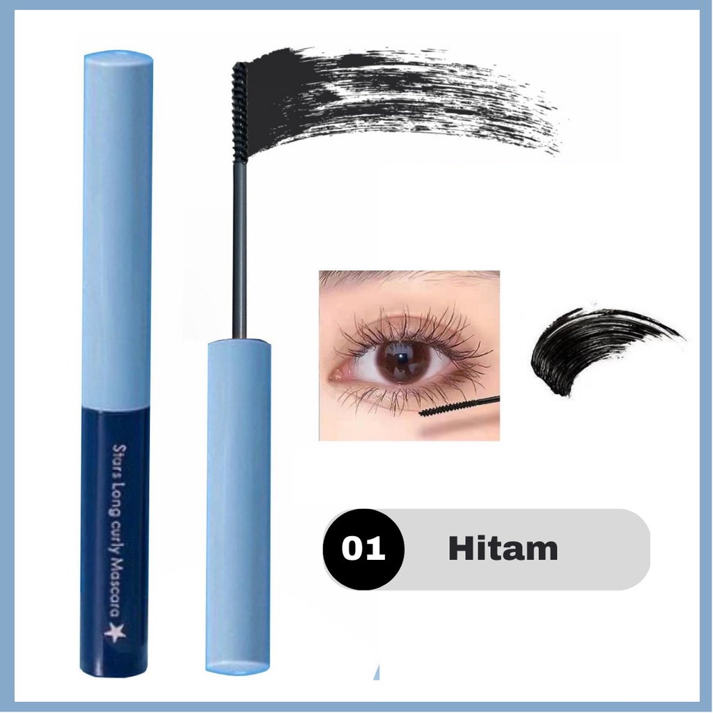 [PAKET HEMAT] Eyes Set Makeup Special Blue Series Maskara Eyeliner Penjepit Bulu Mata 3 In 1