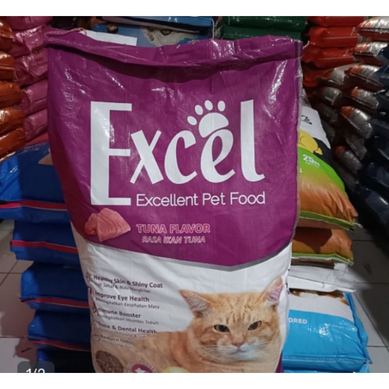 Makanan kucing excel 20 kg Dry food catfood 20kg