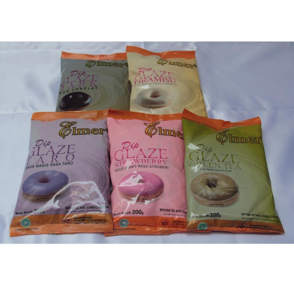 

ㅕ Elmer Dip Glaze Topping Donat 200 gram レ