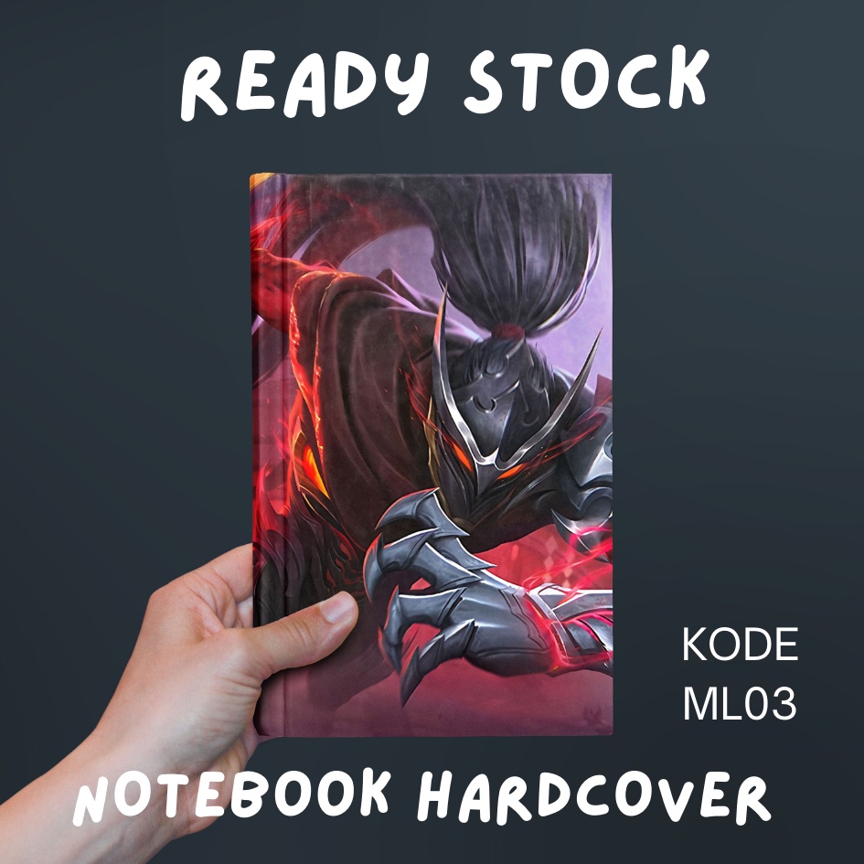 

BUKU NOTEBOOK MOBILE LEGENDS/ BUKU SEKOLAH/ BUKU CATATAN/ BUKU MOBILE LEGENDS KODE MLO3