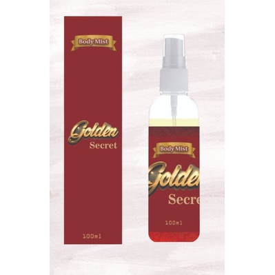 Kanzo - Parfum Body Mist Golden Secret 100ml / Body Mist Golden Secret 100ml Best Seller / Parfum Wanita Wangi Tahan Lama