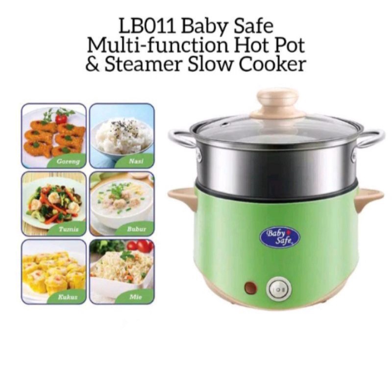 baby safe multi function hot pot Steamer slow cooker