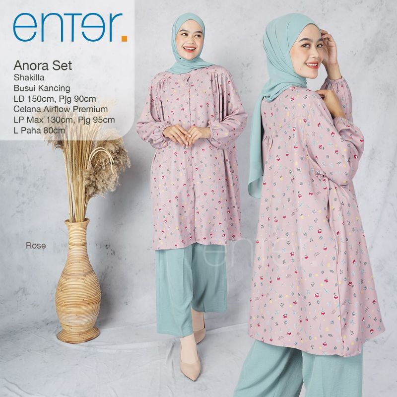 Oneset Super Jumbo LD 150 XXXL Anora Set Ori Enter Setcel Setelan Wanita One Set Rayon Pajamas Jumbo