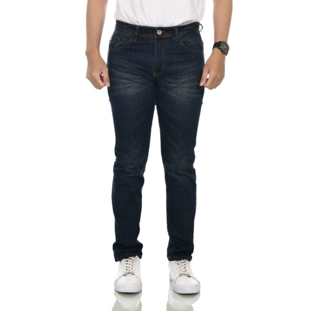 Celana jeans pria big size , jeans polos jumbo, celana jeans reguler slim fit premium