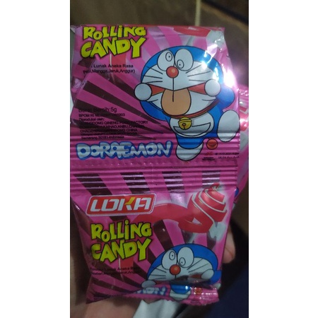 

Loka Rolling Candy Pink Renteng Isi 10 Bungkus