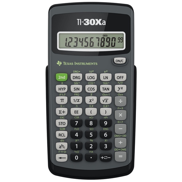 

TEXAS INSTRUMENTS TI-30XA SCIENTIFIC CALCULATOR