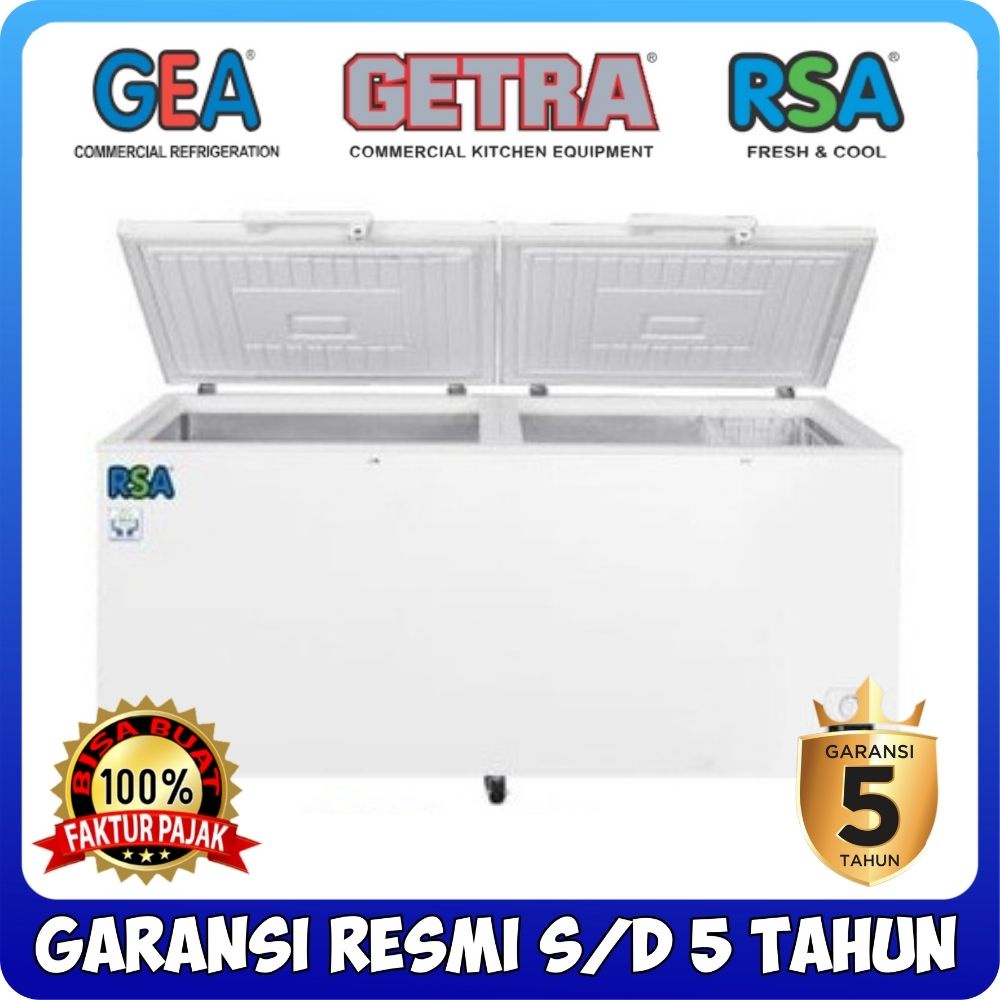 KULKAS BOX CHEST FREEZER RSA 500 LITER TYPE CF 600 H