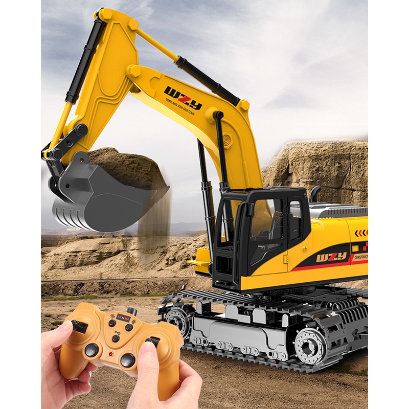 Excavator Bulldozer Crane Transfer Truck Dump Truck Alloy Mobil Remote Control