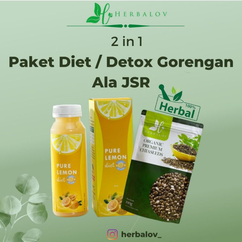 

Paket Hemat Detox Tubuh Pure Lemon Diet & Organic Chia Seed By Herbalov