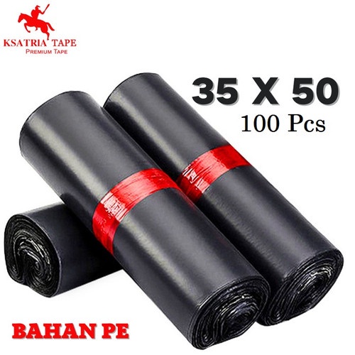 

JUAL PLASTIK POLYMAILER Ksatria Tape Polymailer 35x50 cm isi 100 -COD