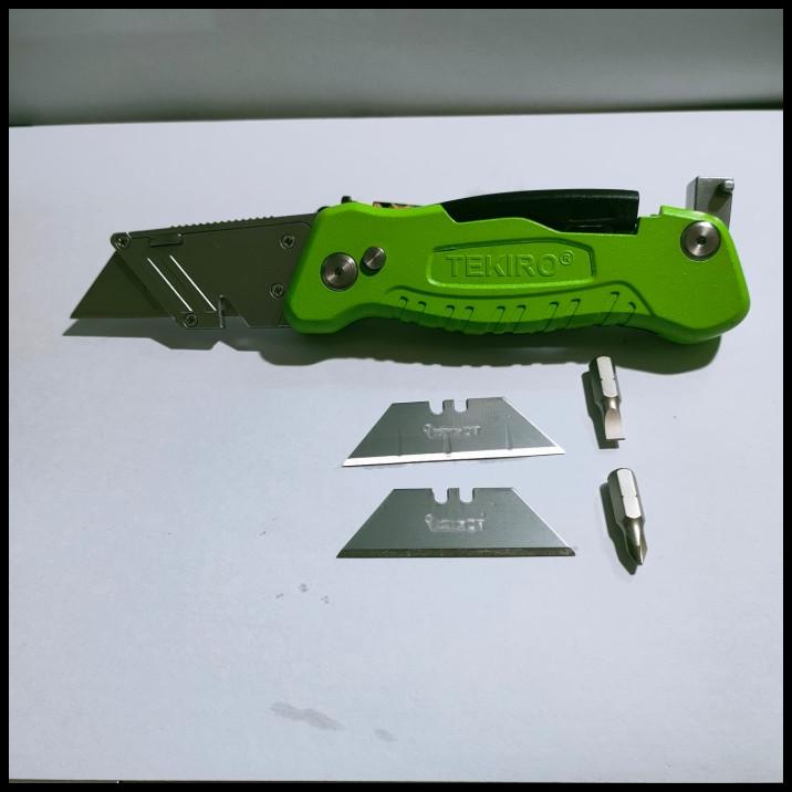 

Folding Utility Knife Tekiro - Cutter Multifungsi Pertukangan Tekiro