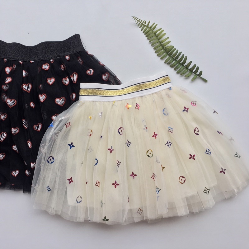 Rok Tutu Import Anak Perempuan // Rok Tumpuk Tale Import // Rok Tutu Anak Perempuan Motif Cantik Pin