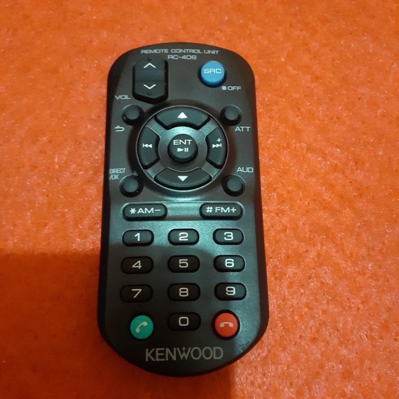 Remote Tape Mobil Head Unit KENWOOD Original Asli . RC - 406 .