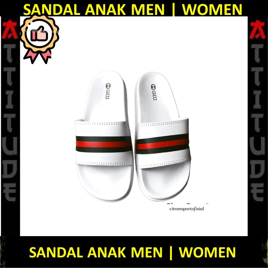 Sandal sendal slop wanita Slide gucci Sandal Pria Wanita Terbaru 100260