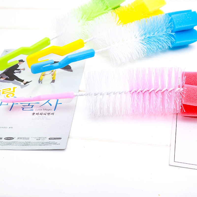 Alibaba1688 Sikat Botol Susu Bayi Pembersih Botol Susu 2 in 1