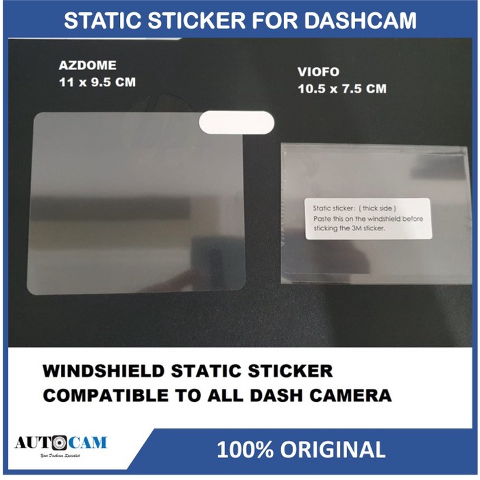 

Stiker Static Sticker Electrostatic Sticker Film For Dash Camera