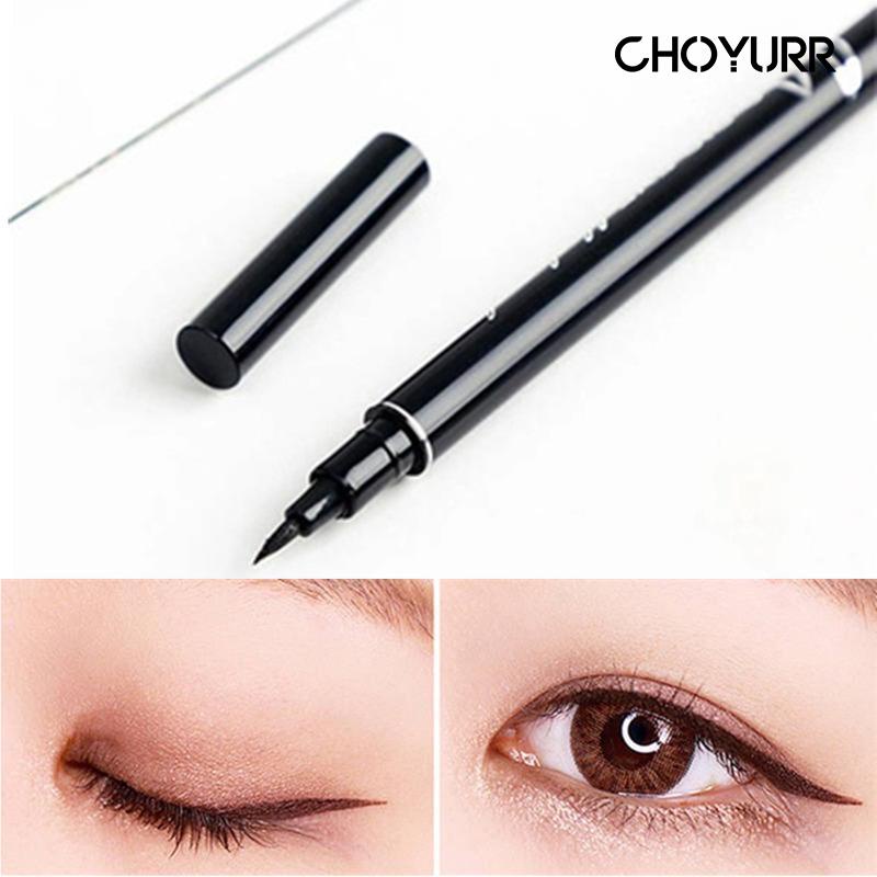 【COD】Eyeliner Waterproff Pensil Alis Cair Warna Hitam Anti Air Pen Pencil Aksesoris Kecantikan Korea Cair Warna Hitam Anti Air Make Up-CH