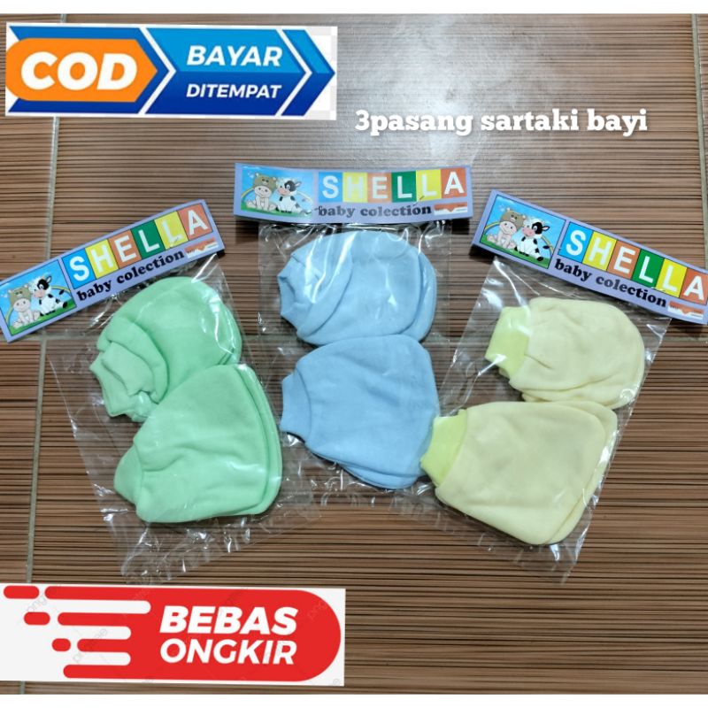 Sarung Tangan Bayi Set Kaos Kaki Bayi Termurah