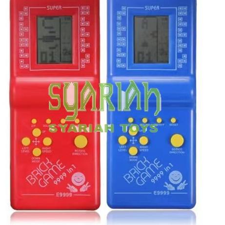 BARANG TERUPDATE MAINAN ANAK BRICK GAME TETRIS 9999 PERMAINAN KLASIK JADUL WARNA RANDOM ☄ 863