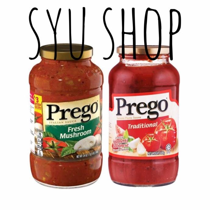 

Prego pasta sauce traditional fresh mushroom 680 gr saus spaghetti