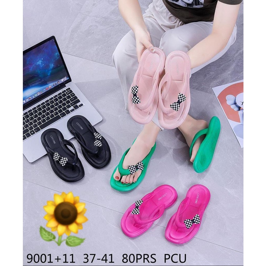 Sandal Karet Jelly Wedges Wanita Import Model Fashion KoreaTerbaru Original Kekinian by AGUNG STYLE Balance 9001+11