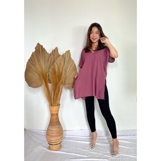 BEFAST - ZFS Atasan CLONI Rayon Diamond / LONG SQUARE ATASAN WANITA / Atasan Wanita Model Terbaru / Blouse Maxy Polos / Fashion kekinian Remaja ABG / Blouse V-neck Trendy / Terlaris / Outift Selebgram Wanita