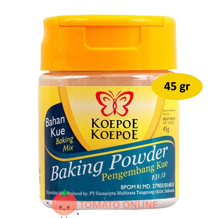 

BAKING-POWDER- KOEPOE BAKING POWDER 45 GR 45GR -POWDER-BAKING