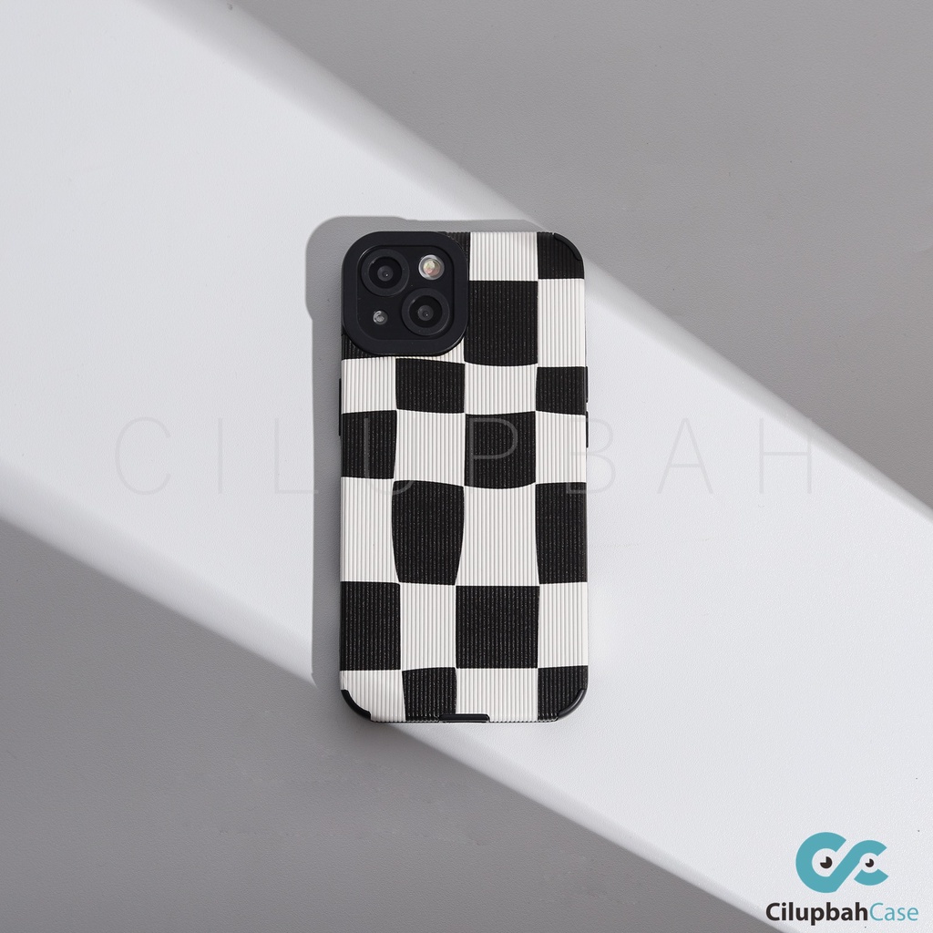 Soft Case Grid Chess for iPhone 7 8 PLUS XR X XS MAX 11 12 13 14+ 14 Plus Pro Max