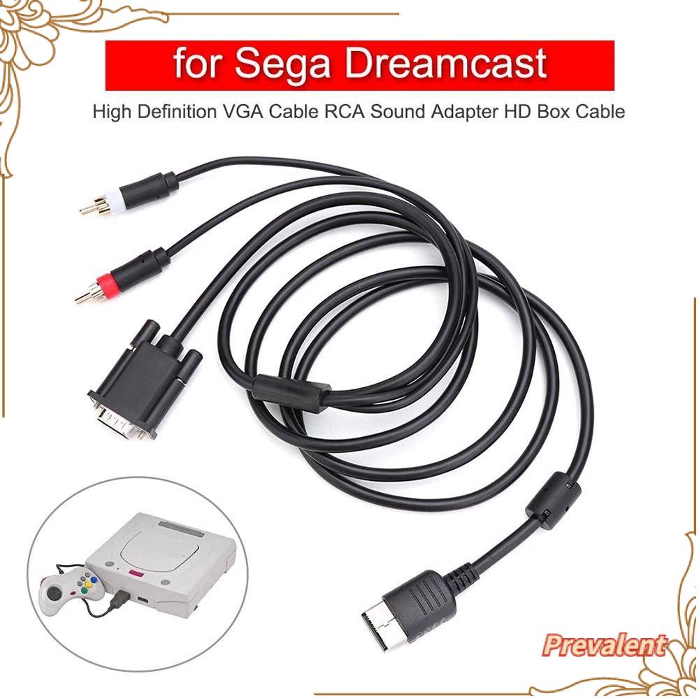 Preva Kabel VGA 3.5mm Untuk SEGA Dreamcast Video Game Konvertor Suara