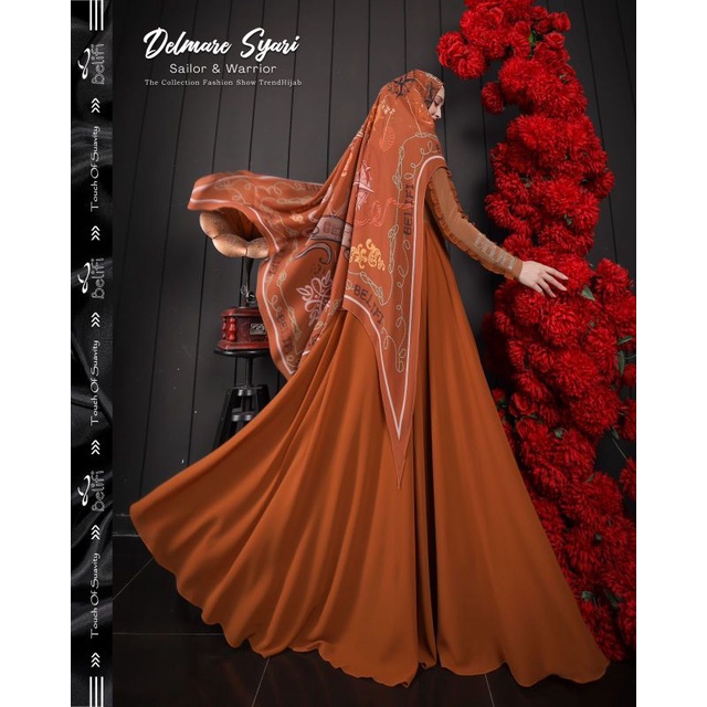 DELMARE SYARI. Gamis Syari Original By BELIFI ✓ TZY. Olshop ✓