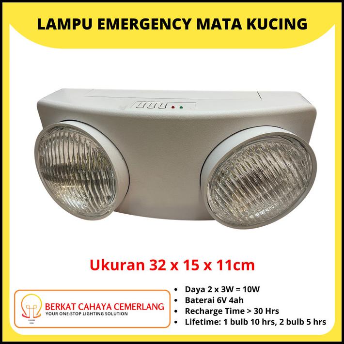 Lampu Emergency Mata Kucing Led